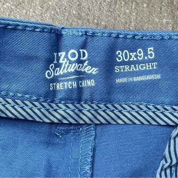 NWT IZOD Saltwater Stretch Chino Short size 30 - Picture 5 of 10